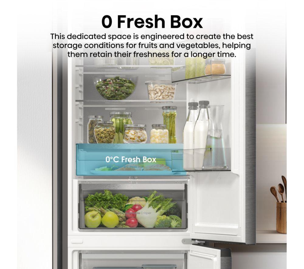 HISENSE Pureflat RB5P410SACCUK Smart 70/30 Fridge Freezer - Silver image number 7 of 17