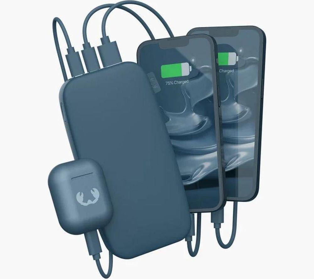 FRESH N REBEL 24000 mAh Portable Power Bank - Dive Blue image number 4 of 4