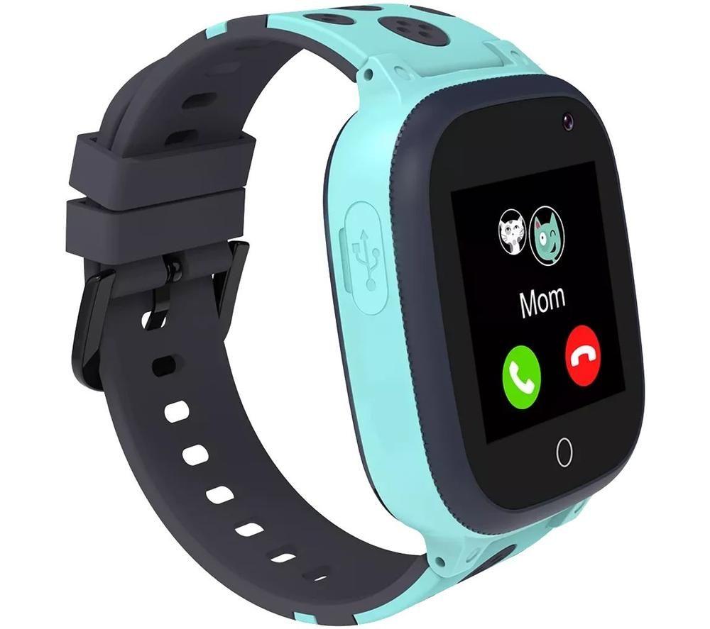 CANYON Kids Sandy KW-34 Smart Watch - Blue, Silicone Strap image number 3 of 8
