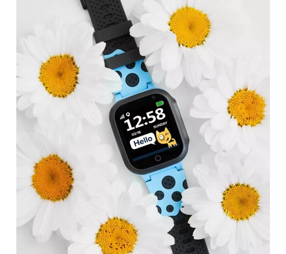 CANYON Kids Sandy KW-34 Smart Watch - Blue, Silicone Strap image number 6 of 8