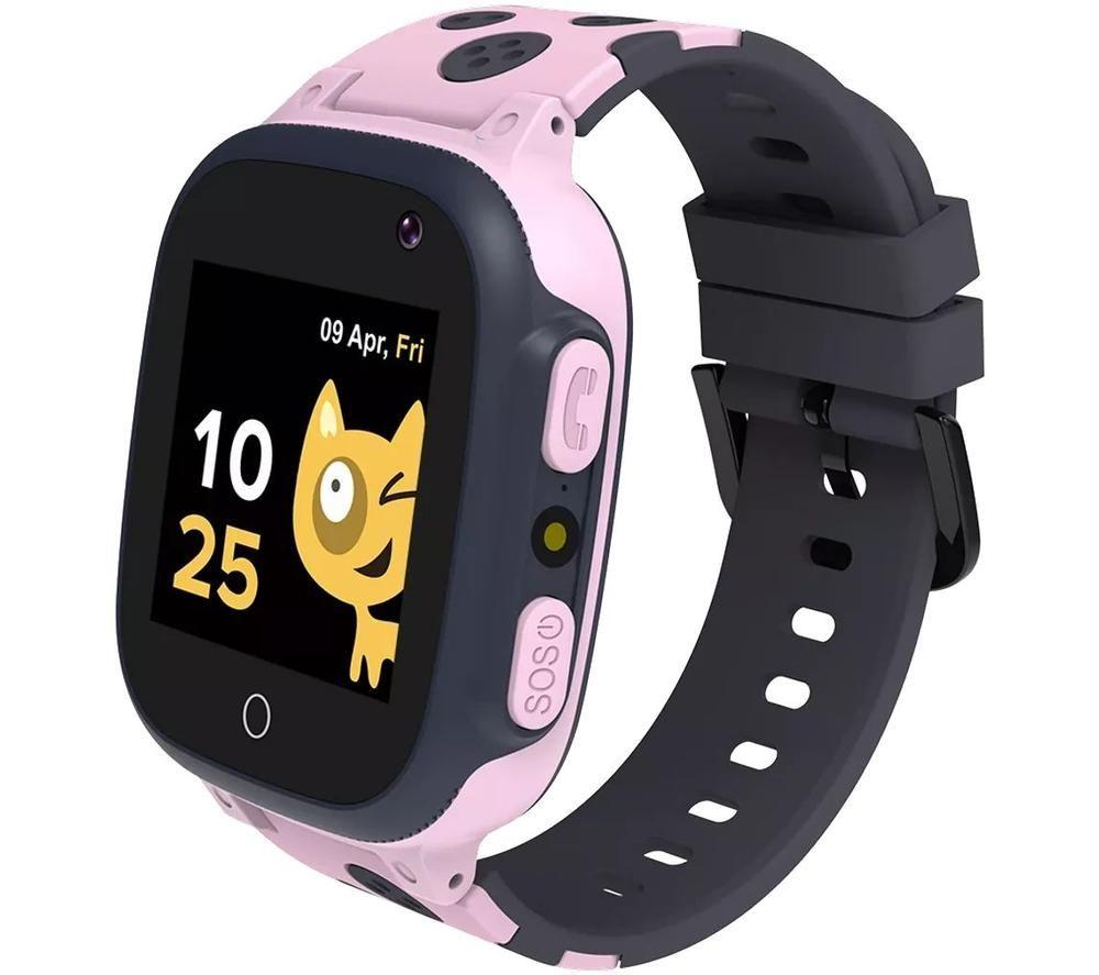 CANYON Kids Sandy KW-34 Smart Watch - Powder Pink, Silicone Strap image number 2 of 8