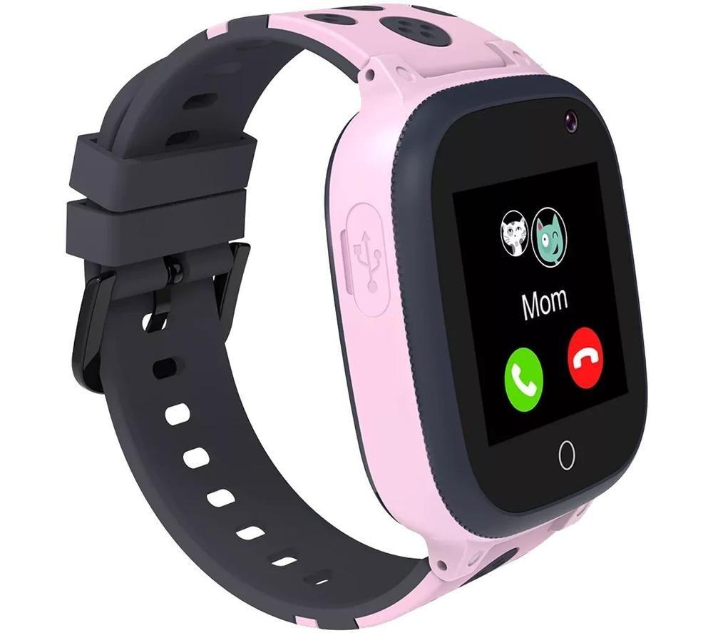 CANYON Kids Sandy KW-34 Smart Watch - Powder Pink, Silicone Strap image number 3 of 8