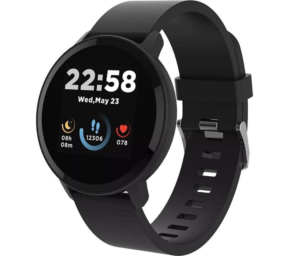 CANYON Lollypop SW-63 Smart Watch - Midnight Black, Silicone Strap, 42 mm image number 2 of 7