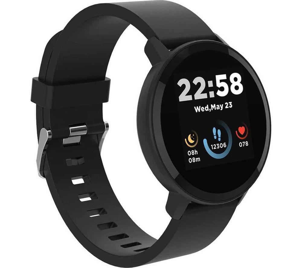 CANYON Lollypop SW-63 Smart Watch - Midnight Black, Silicone Strap, 42 mm image number 3 of 7