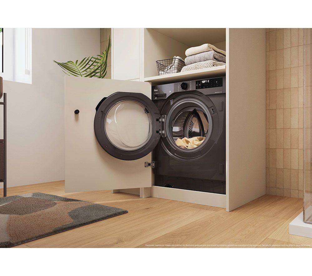 HOOVER H-Wash & Dry 400 BH4S696M6DB9R-80 Integrated WiFi-enabled 9 kg Washer Dryer image number 8 of 27