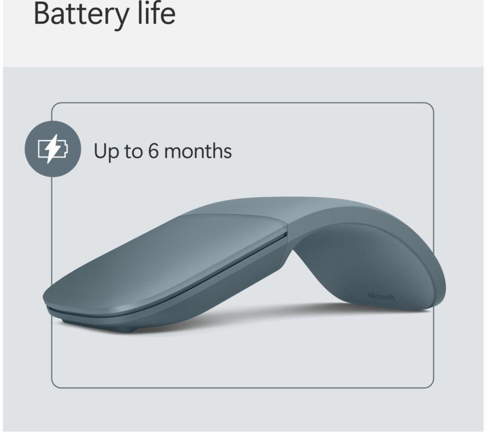 MICROSOFT Surface Arc Wireless BlueTrack Mouse - Ocean image number 5 of 7