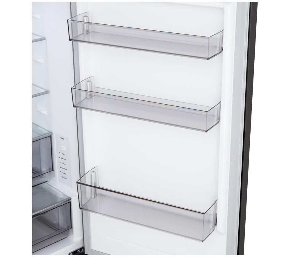 LG Fit & Max GBBSJ10DEP Smart 60/40 Fridge Freezer - Matte Black image number 14 of 17