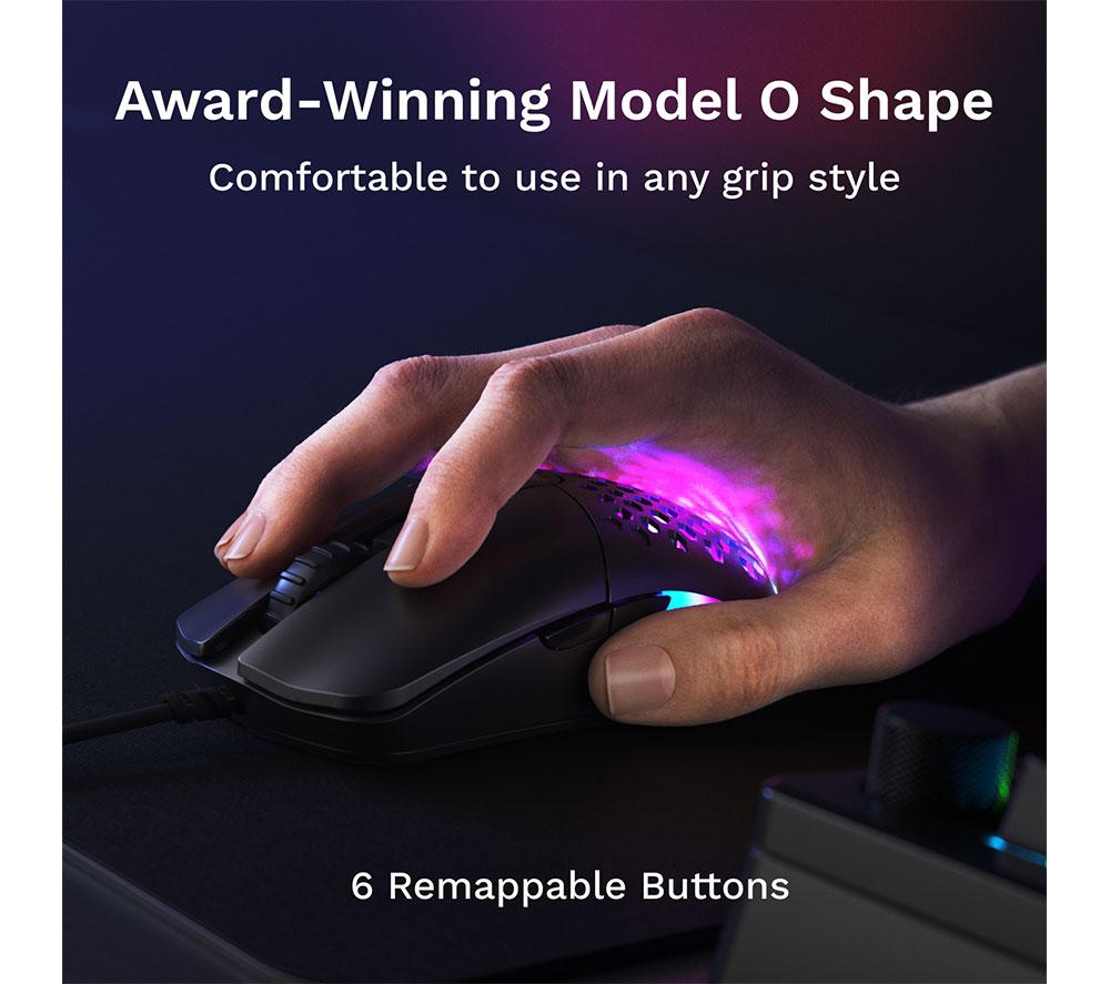 GLORIOUS Model O Eternal RGB Optical Gaming Mouse - Black image number 4 of 6