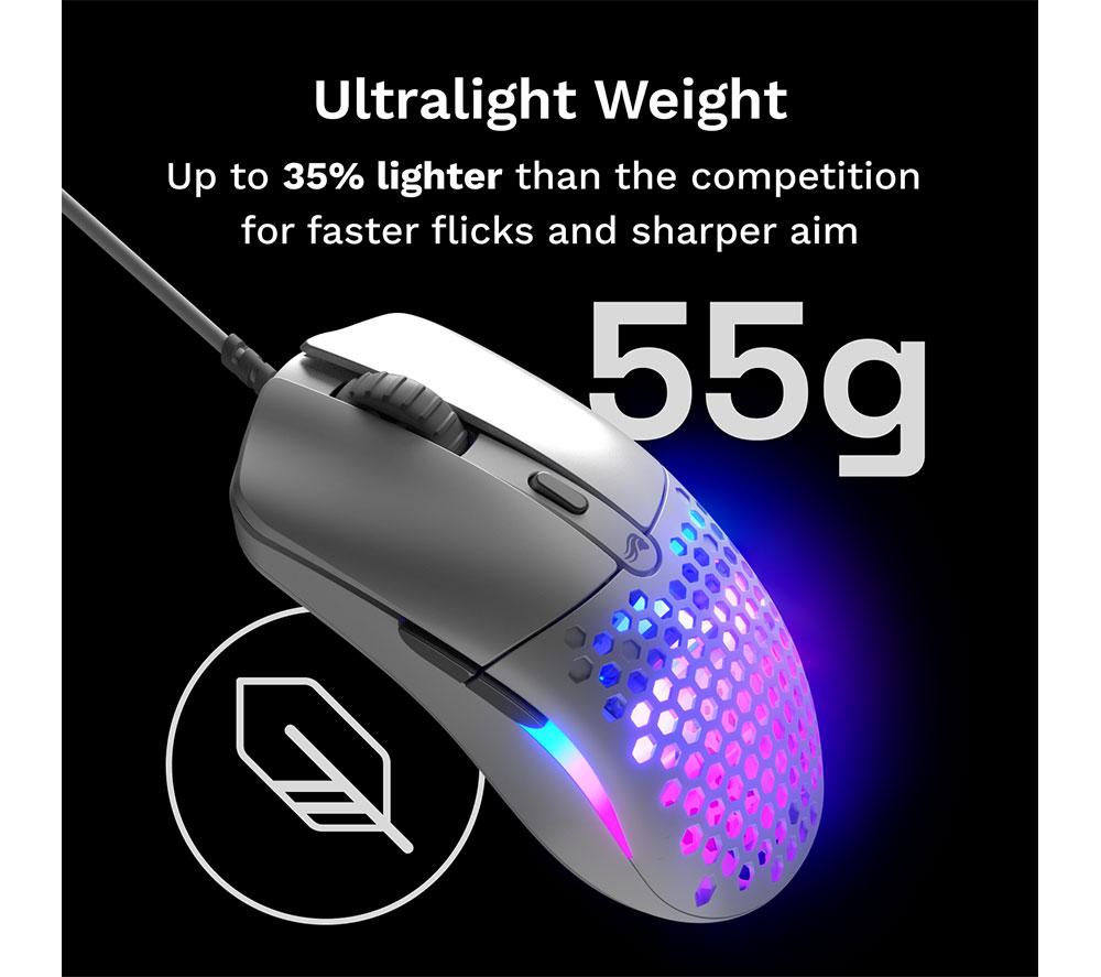 GLORIOUS Model O Eternal RGB Optical Gaming Mouse - White image number 2 of 7