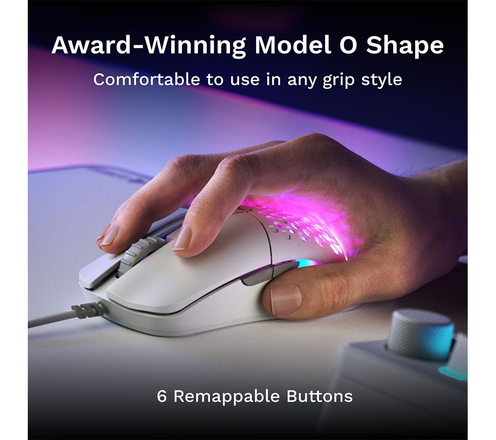 GLORIOUS Model O Eternal RGB Optical Gaming Mouse - White image number 4 of 7