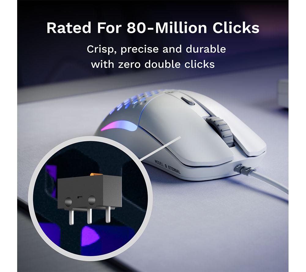 GLORIOUS Model O Eternal RGB Optical Gaming Mouse - White image number 5 of 7