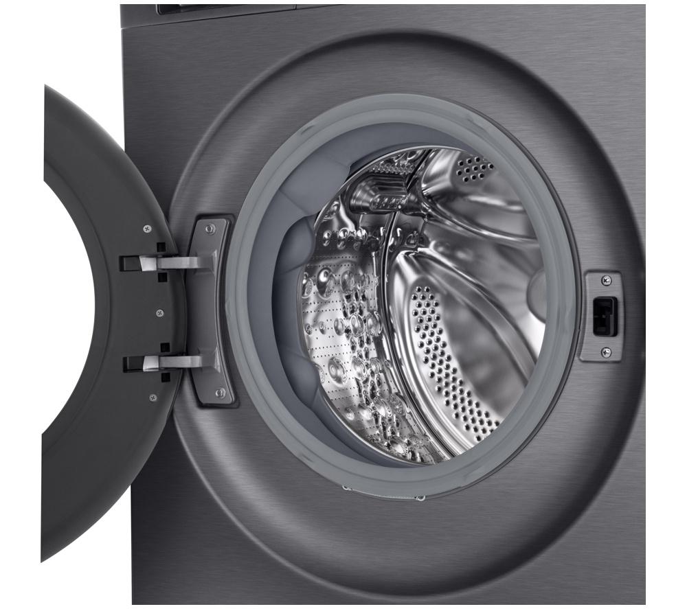 LG Series 3 Counter-Depth MAX F2X50S9TBB WiFi-enabled 9 kg 1200 Spin Washing Machine - Black image number 17 of 20