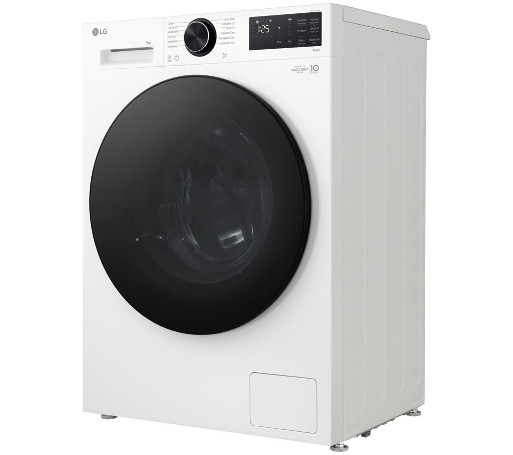 LG Series 3 Counter-Depth MAX F2X50S9TWB WiFi-enabled 9 kg 1200 Spin Washing Machine - White image number 17 of 18