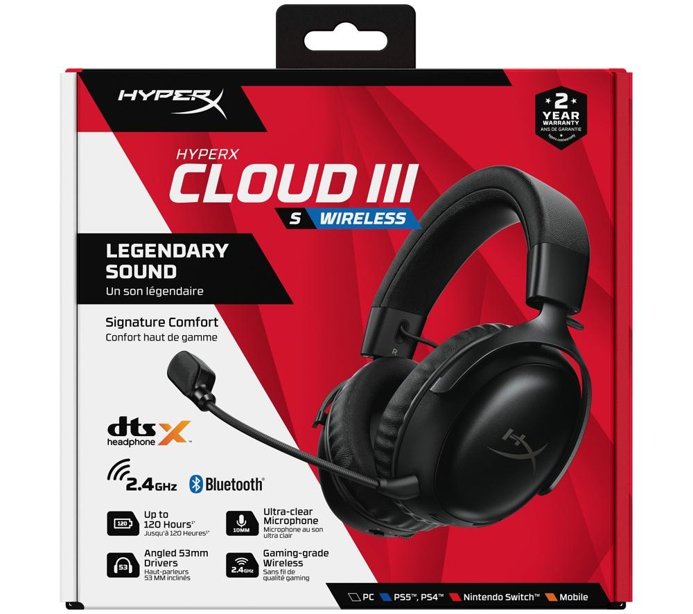 HYPERX Cloud III S Wireless Gaming Headset - Black image number 13 of 13