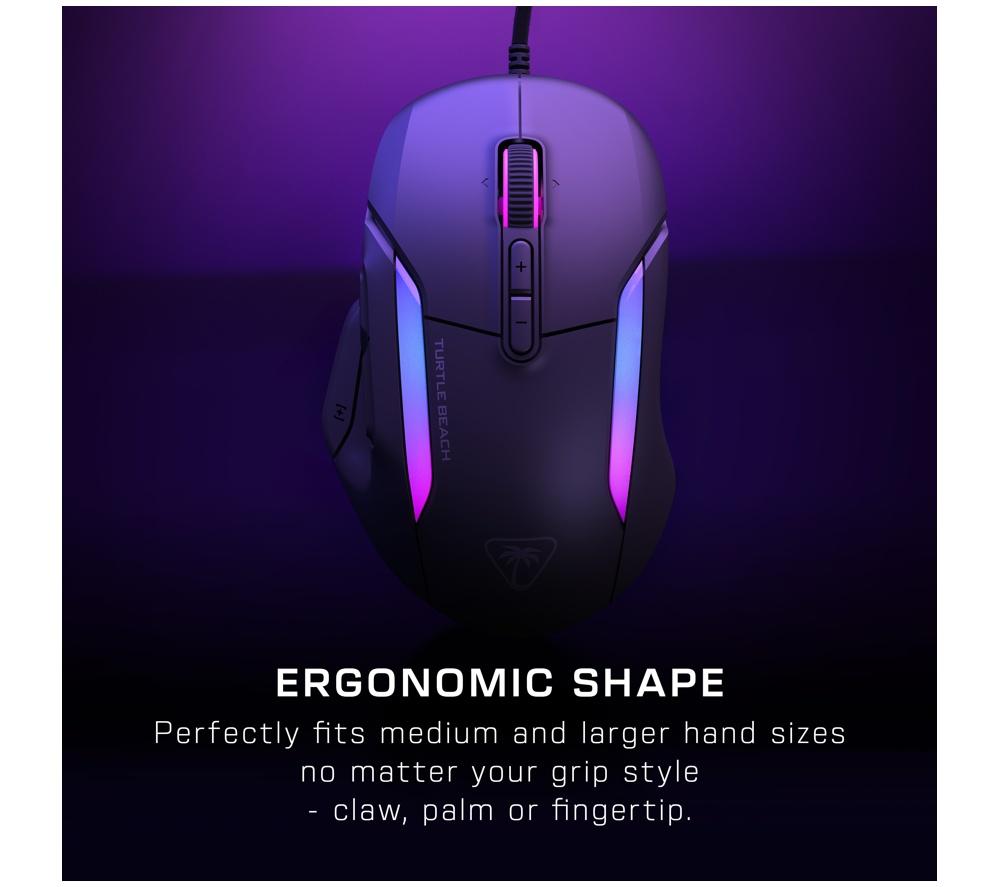 TURTLE BEACH Kone II RGB Optical Gaming Mouse - Black image number 5 of 17