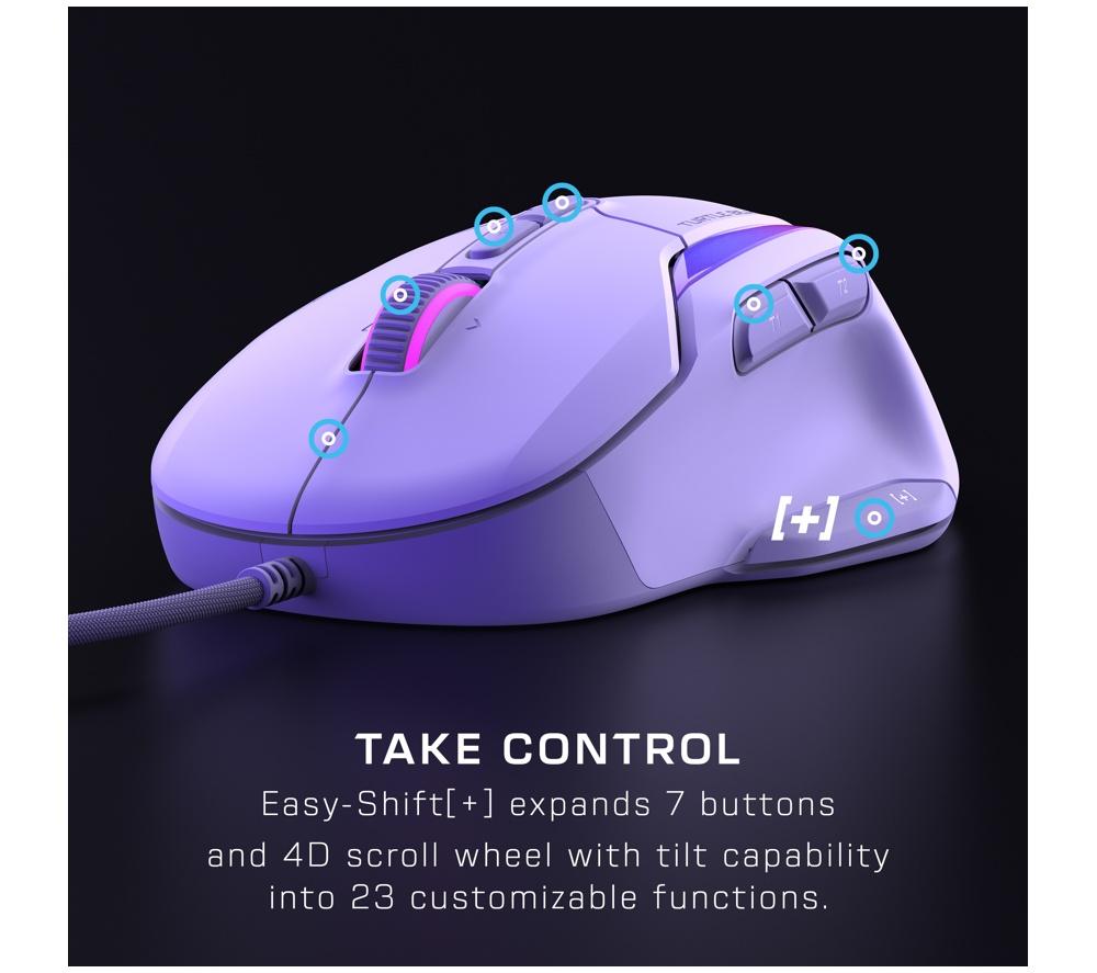 TURTLE BEACH Kone II RGB Optical Gaming Mouse - White image number 3 of 17