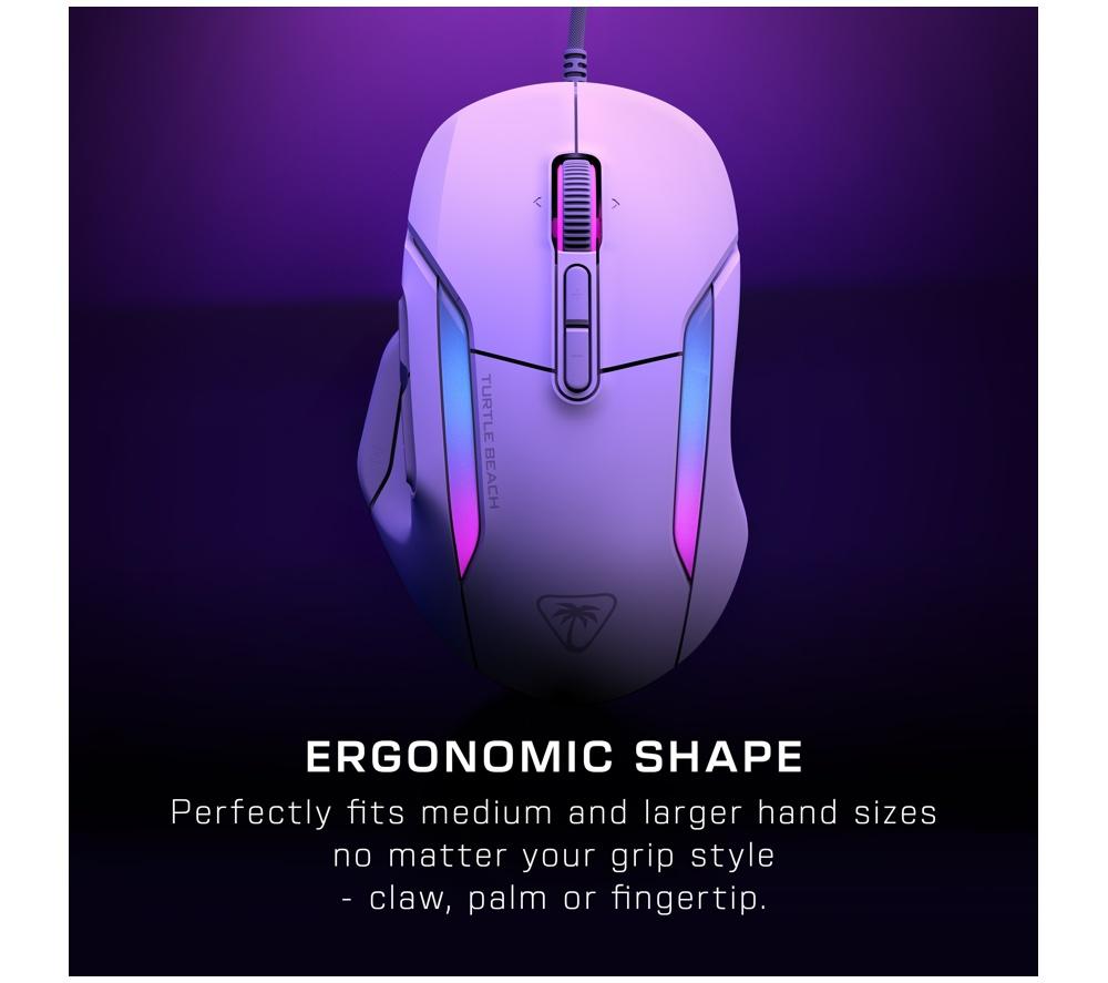 TURTLE BEACH Kone II RGB Optical Gaming Mouse - White image number 5 of 17