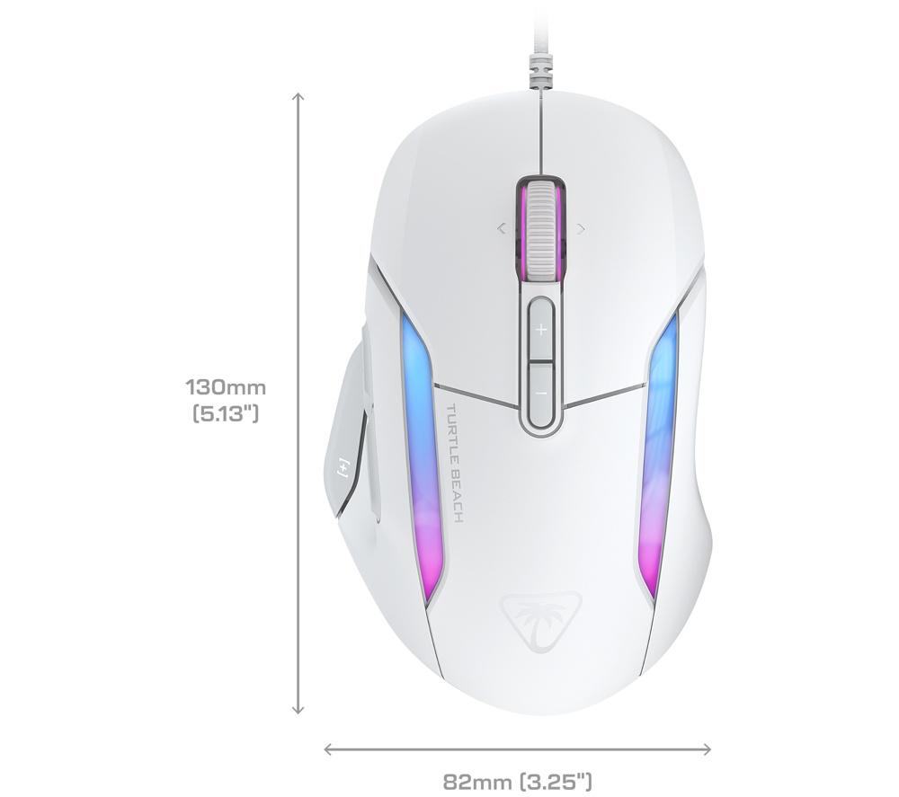 TURTLE BEACH Kone II RGB Optical Gaming Mouse - White image number 17 of 17