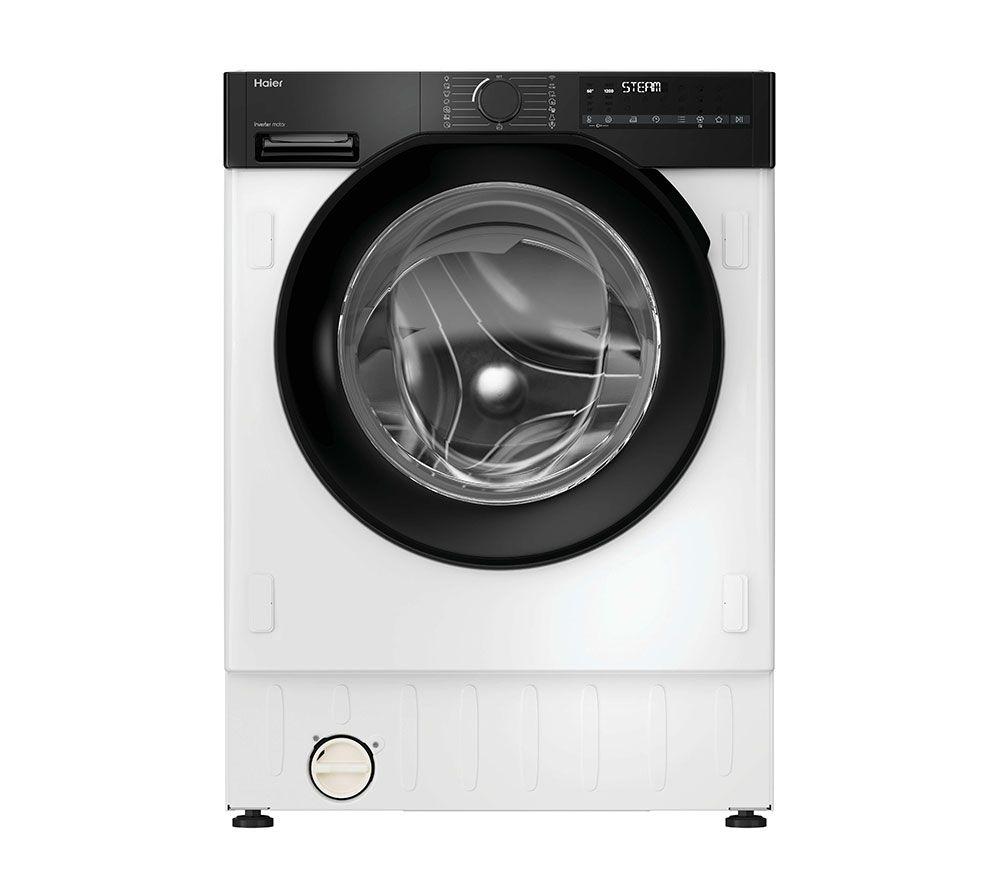 HAIER Series 6 BHA6S69M6DB9J80 Integrated WiFi-enabled 9 kg 1600 Spin Washing Machine, White,Black