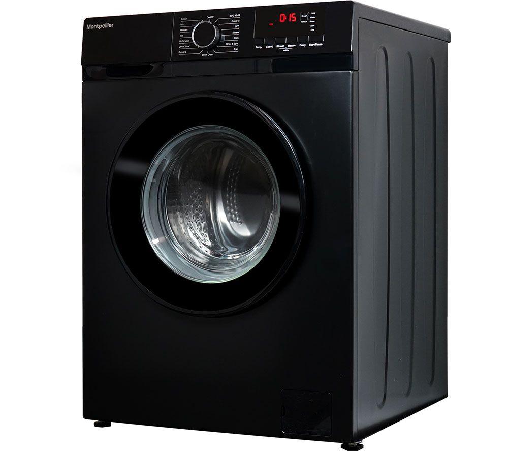MONTPELLIER MDAWM1014K 10 kg 1400 Spin Washing Machine - Black image number 3 of 6