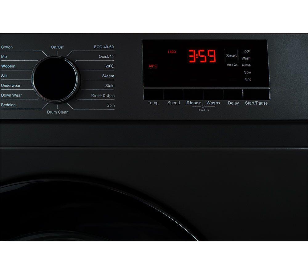 MONTPELLIER MDAWM1014K 10 kg 1400 Spin Washing Machine - Black image number 6 of 6