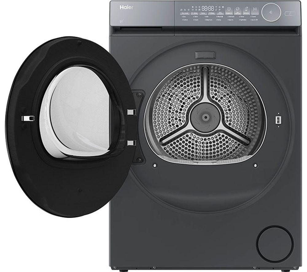 HAIER X Series 7 HD100-C367GU1-UK WiFi-enabled 10 kg Heat Pump Tumble Dryer - Graphite image number 2 of 26
