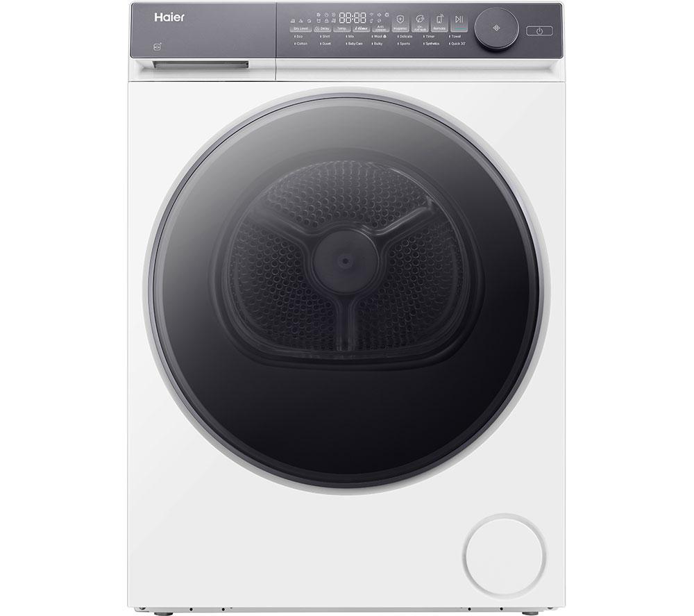 HAIER X Series 7 HD100-C367U1-UK WiFi-enabled 10 kg Heat Pump Tumble Dryer – White, White