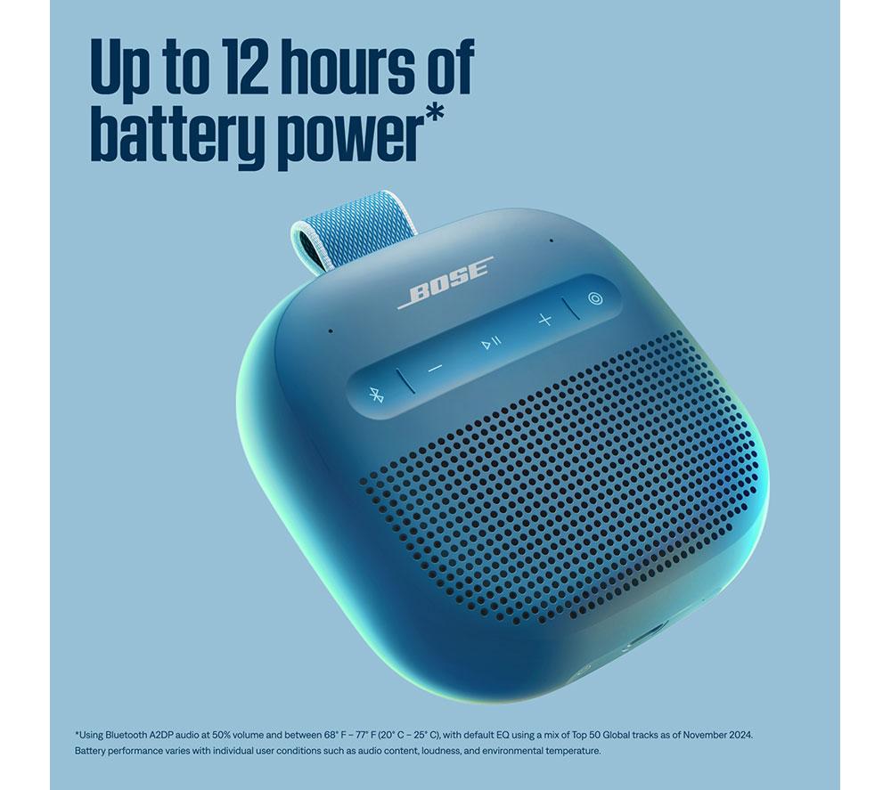 BOSE SoundLink Micro (2nd Gen) Portable Bluetooth Speaker - Blue Dusk image number 10 of 10