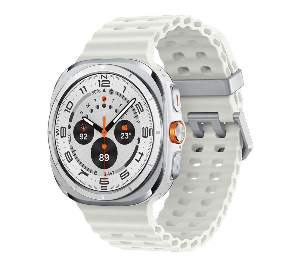 SAMSUNG Galaxy Watch Ultra (2025) LTE with Bixby - Titanium White, 47 mm