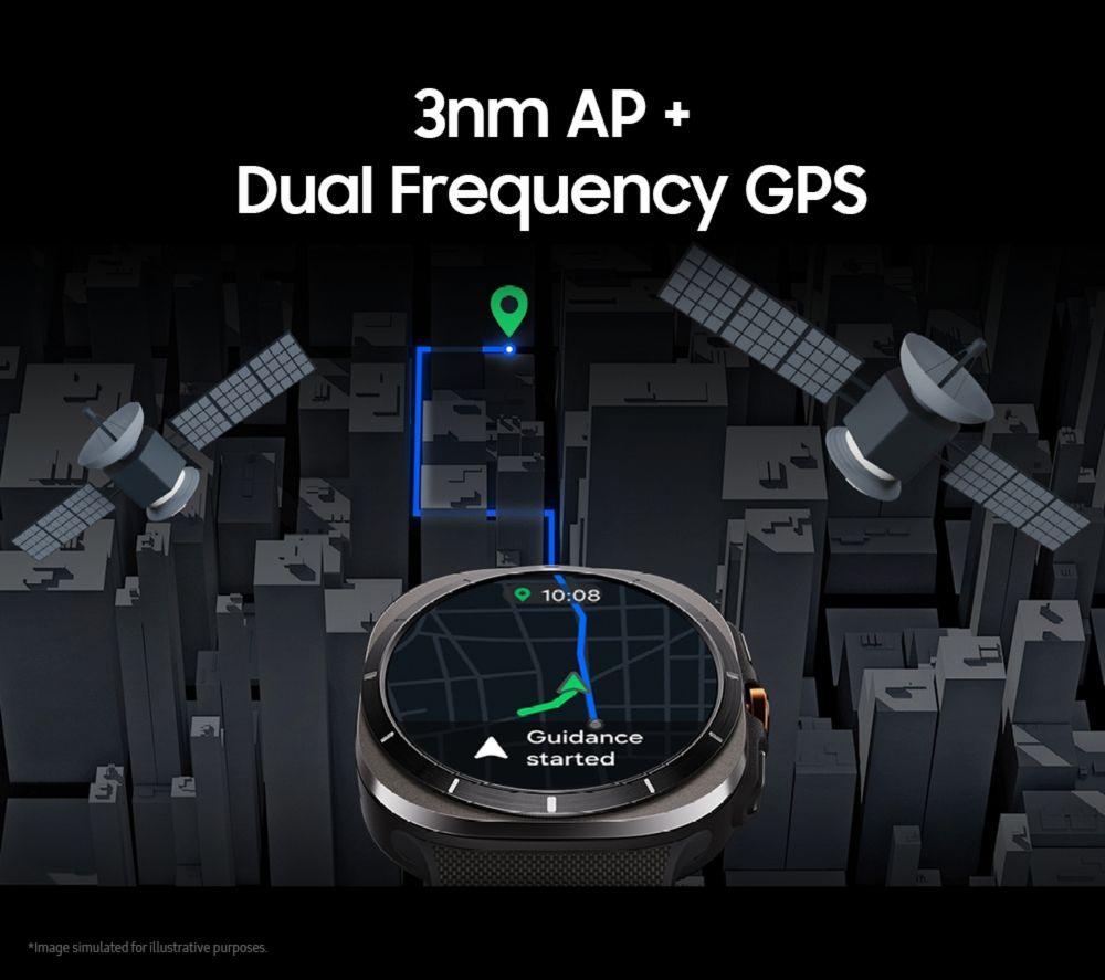 SAMSUNG Galaxy Watch Ultra (2025) LTE with Bixby - Titanium White, 47 mm image number 3 of 10