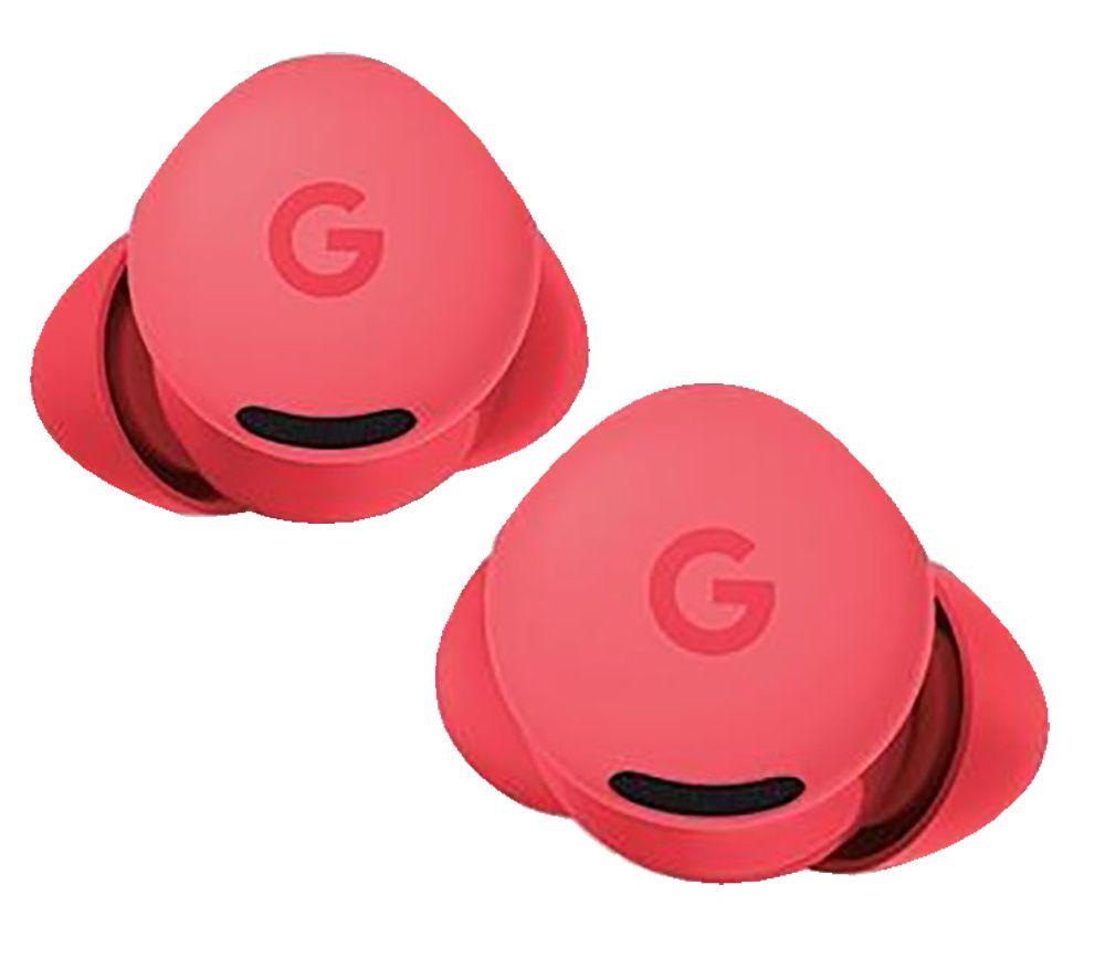 GOOGLE Pixel Buds 2a Wireless Bluetooth Noise-Cancelling Earbuds - Strawberry image number 2 of 4