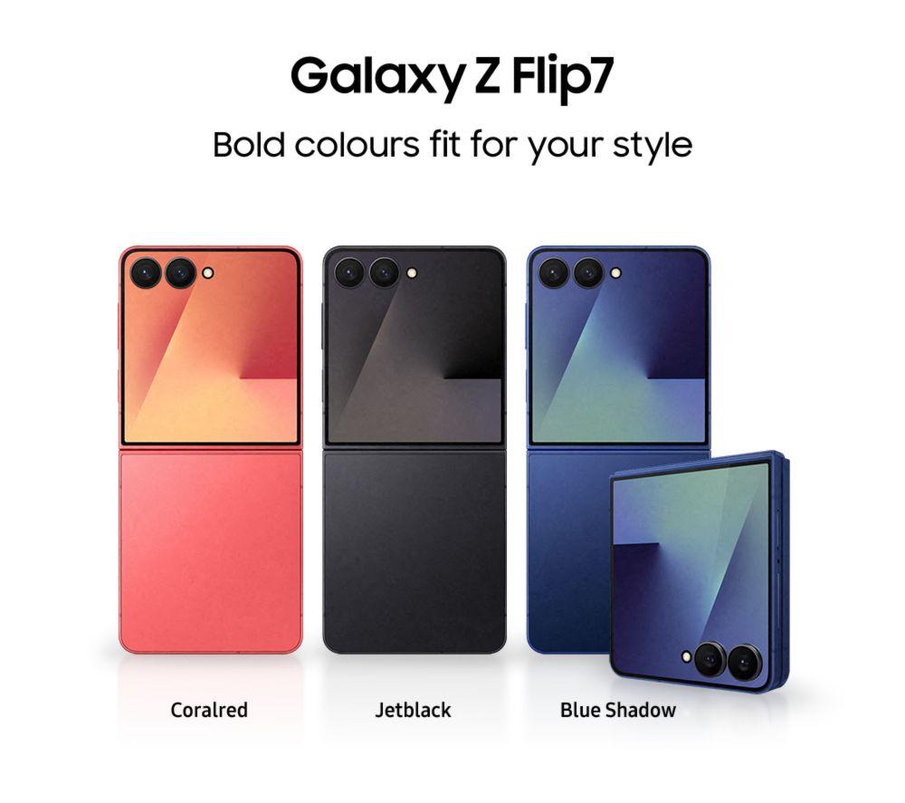 Buy SAMSUNG Galaxy Z Flip7 - 512 GB, Jet Black | Currys