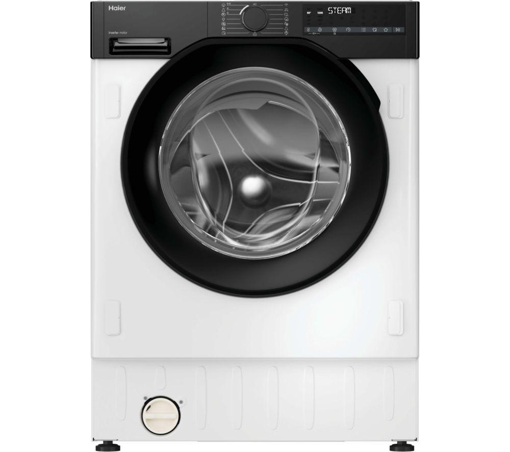 HAIER Series 6 BHA6S696M6DB9-80 Integrated 9 kg Washer Dryer, White