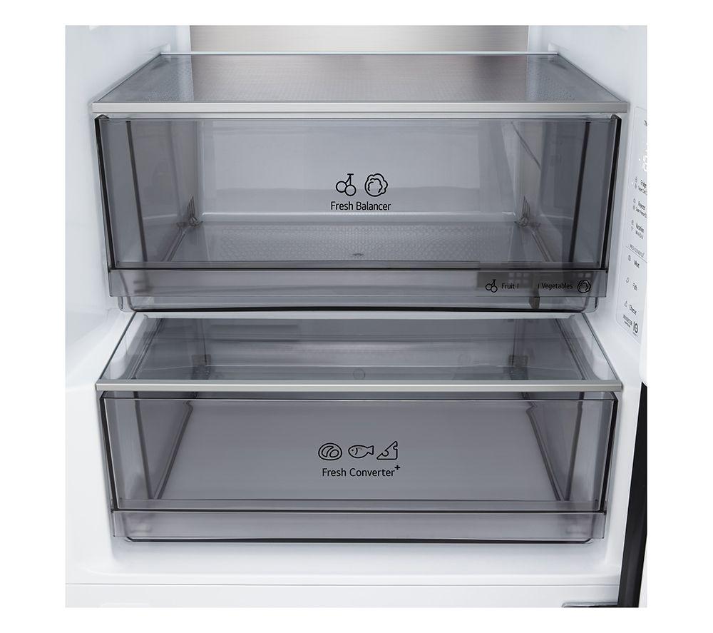 LG Fit & Max GBBS524CEV 60/40 Fridge Freezer - Essence Black Steel image number 14 of 18