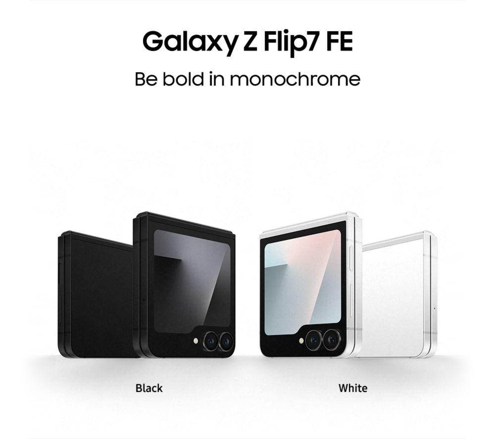 SAMSUNG Galaxy Z Flip7 FE - 256 GB, Black image number 2 of 11