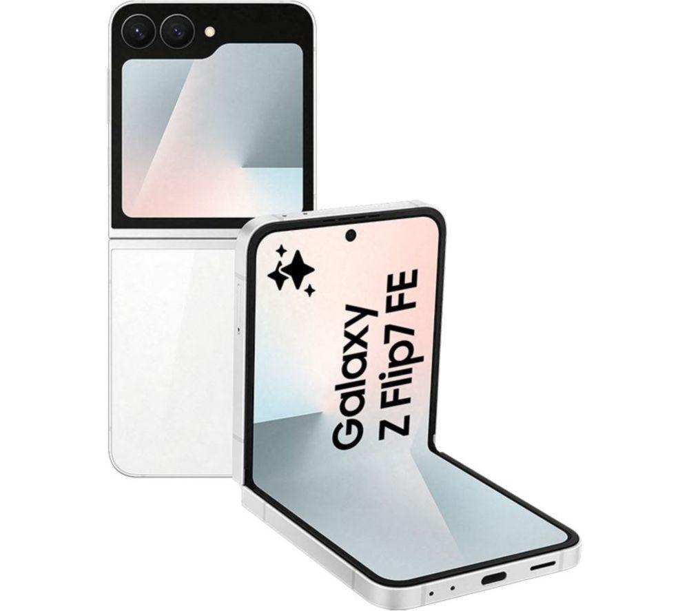 SAMSUNG Galaxy Z Flip7 FE - 256 GB, White, White