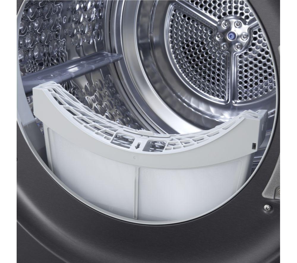 LG Series 7 AI Dry RHX7009TBB 9 kg Heat Pump Tumble Dryer - Matte Black image number 4 of 27