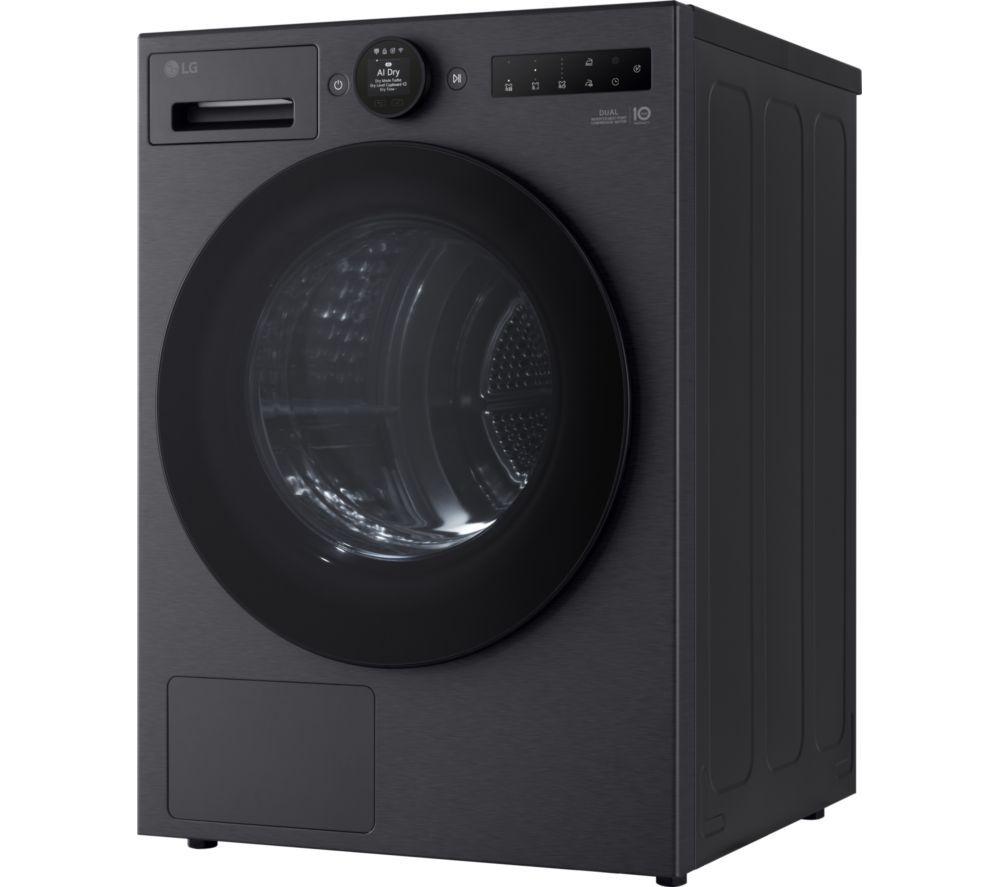 LG Series 7 AI Dry RHX7009TBB 9 kg Heat Pump Tumble Dryer - Matte Black image number 5 of 27