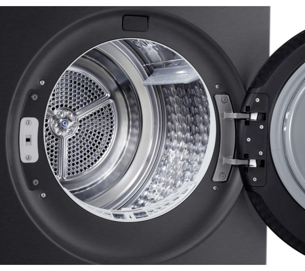 LG Series 7 AI Dry RHX7009TBB 9 kg Heat Pump Tumble Dryer - Matte Black image number 7 of 27