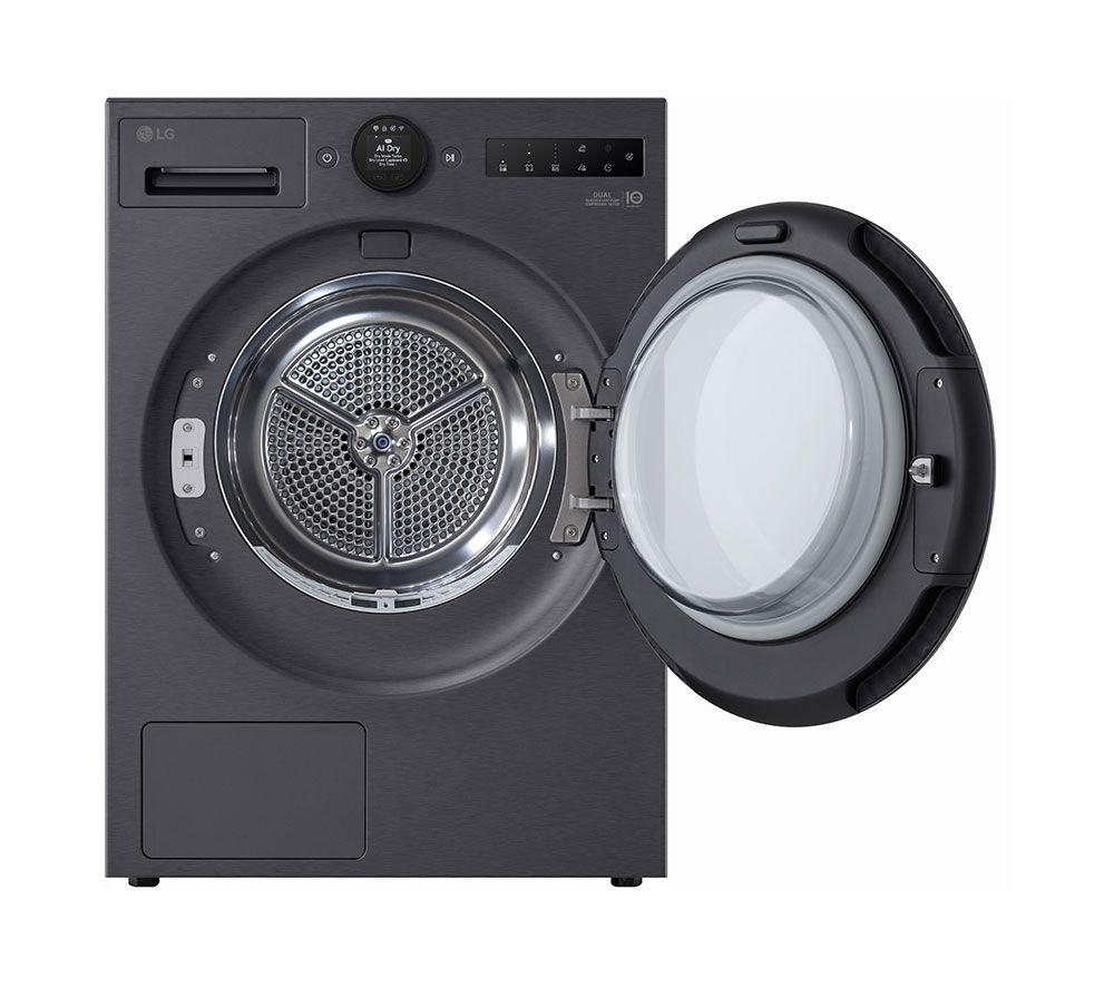 LG Series 7 AI Dry RHX7009TBB 9 kg Heat Pump Tumble Dryer - Matte Black image number 18 of 27