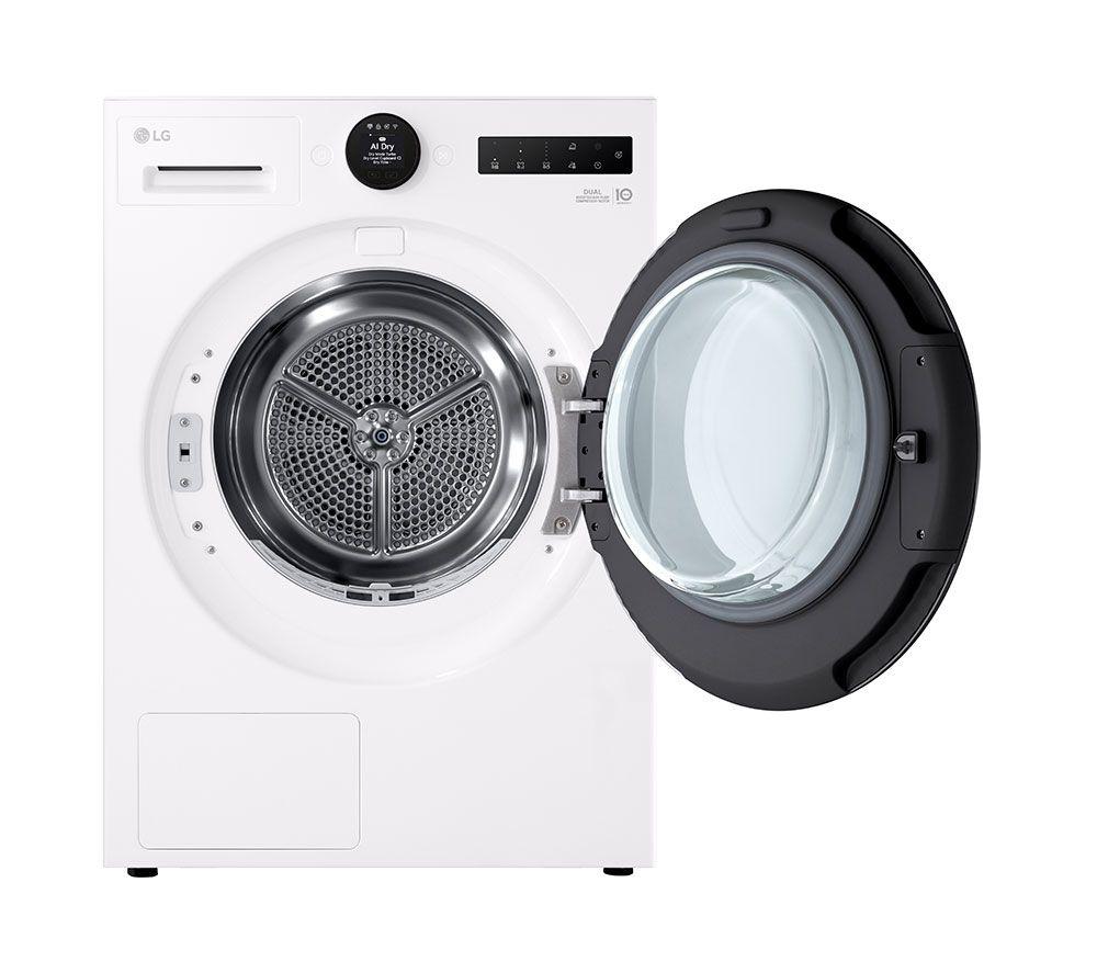 LG Series 7 AI Dry RHX7009TWB 9 kg Heat Pump Tumble Dryer - White image number 14 of 22
