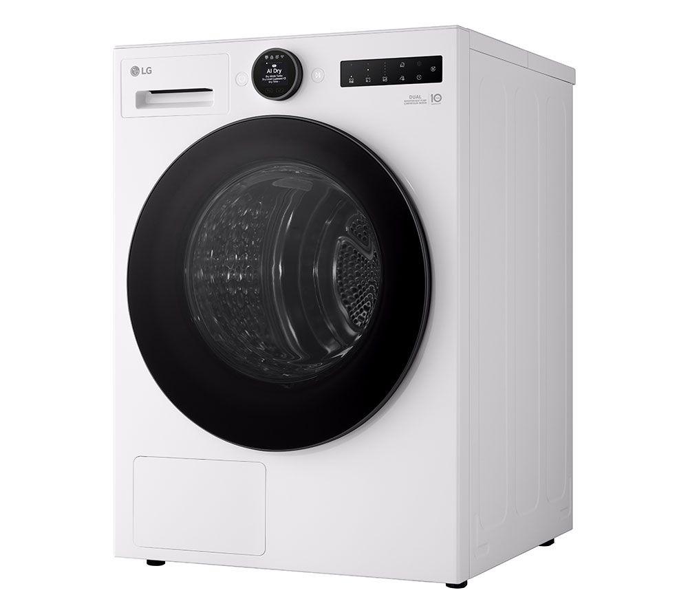 LG Series 7 AI Dry RHX7009TWB 9 kg Heat Pump Tumble Dryer - White image number 18 of 22