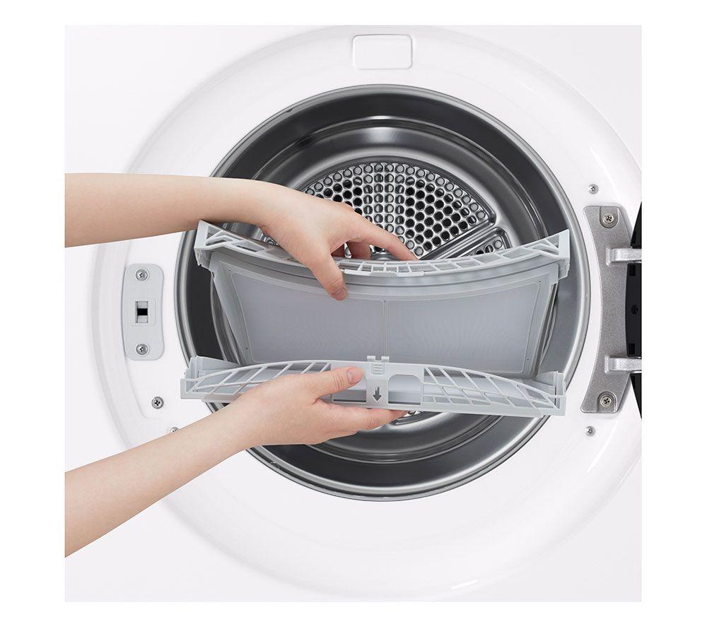 LG Series 7 AI Dry RHX7009TWB 9 kg Heat Pump Tumble Dryer - White image number 22 of 22