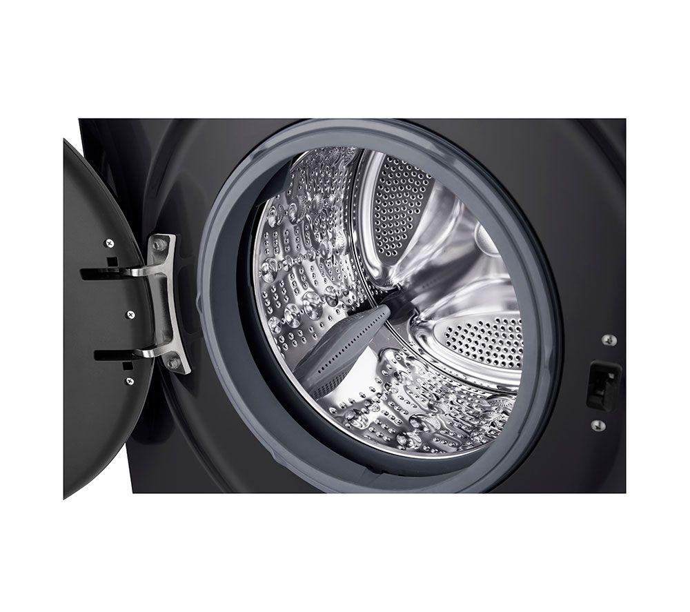 LG ELCTRNC Series 2 Direct Drive W4X1095NNK WiFi-enabled 9 kg Washer Dryer - Onyx Black image number 6 of 10