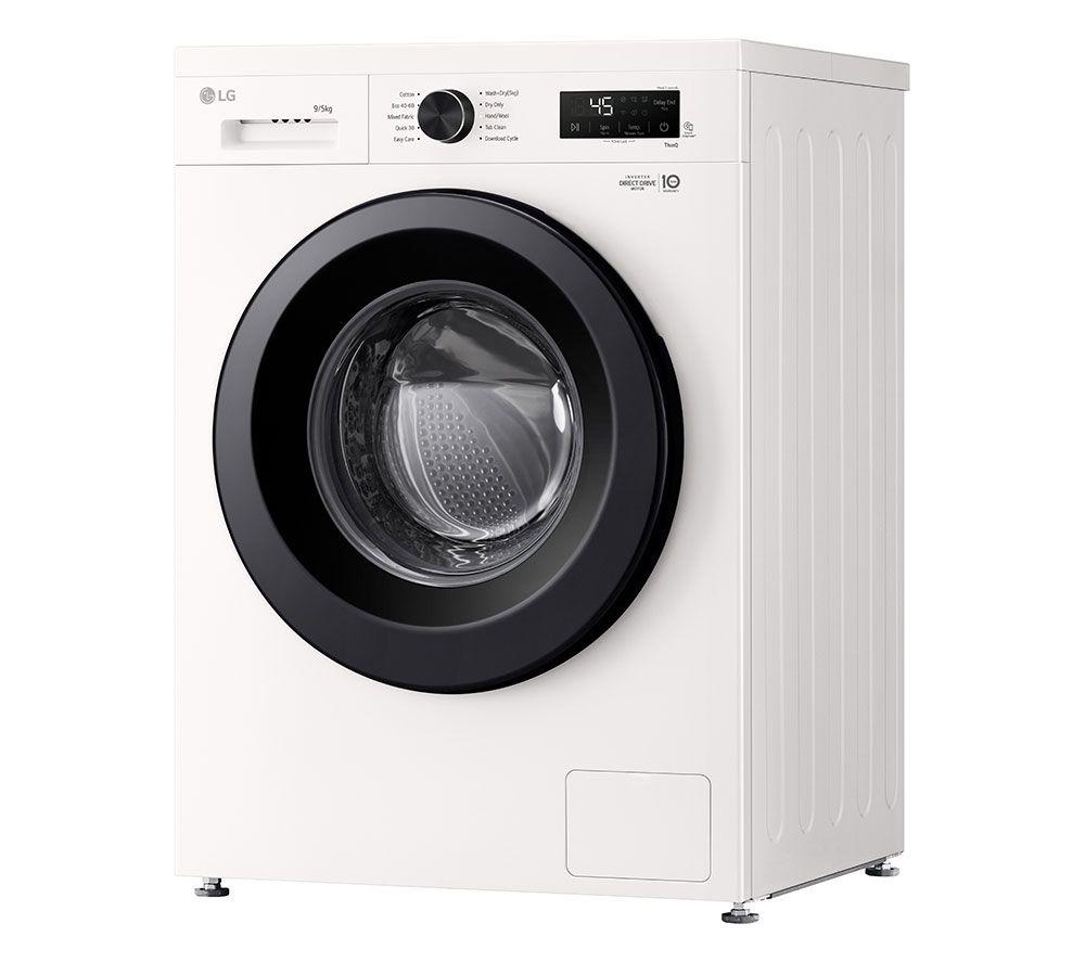 LG Series 2 Direct Drive W4X1095NWK WiFi-enabled 9 kg Washer Dryer - White image number 14 of 25