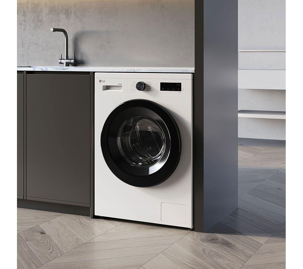 LG Series 2 Direct Drive W4X1095NWK WiFi-enabled 9 kg Washer Dryer - White image number 17 of 25