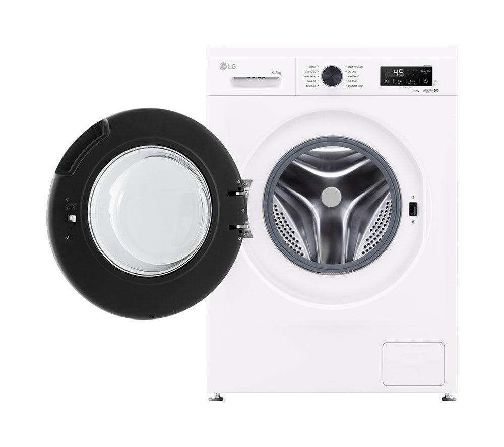 LG Series 2 Direct Drive W4X1095NWK WiFi-enabled 9 kg Washer Dryer - White image number 19 of 25