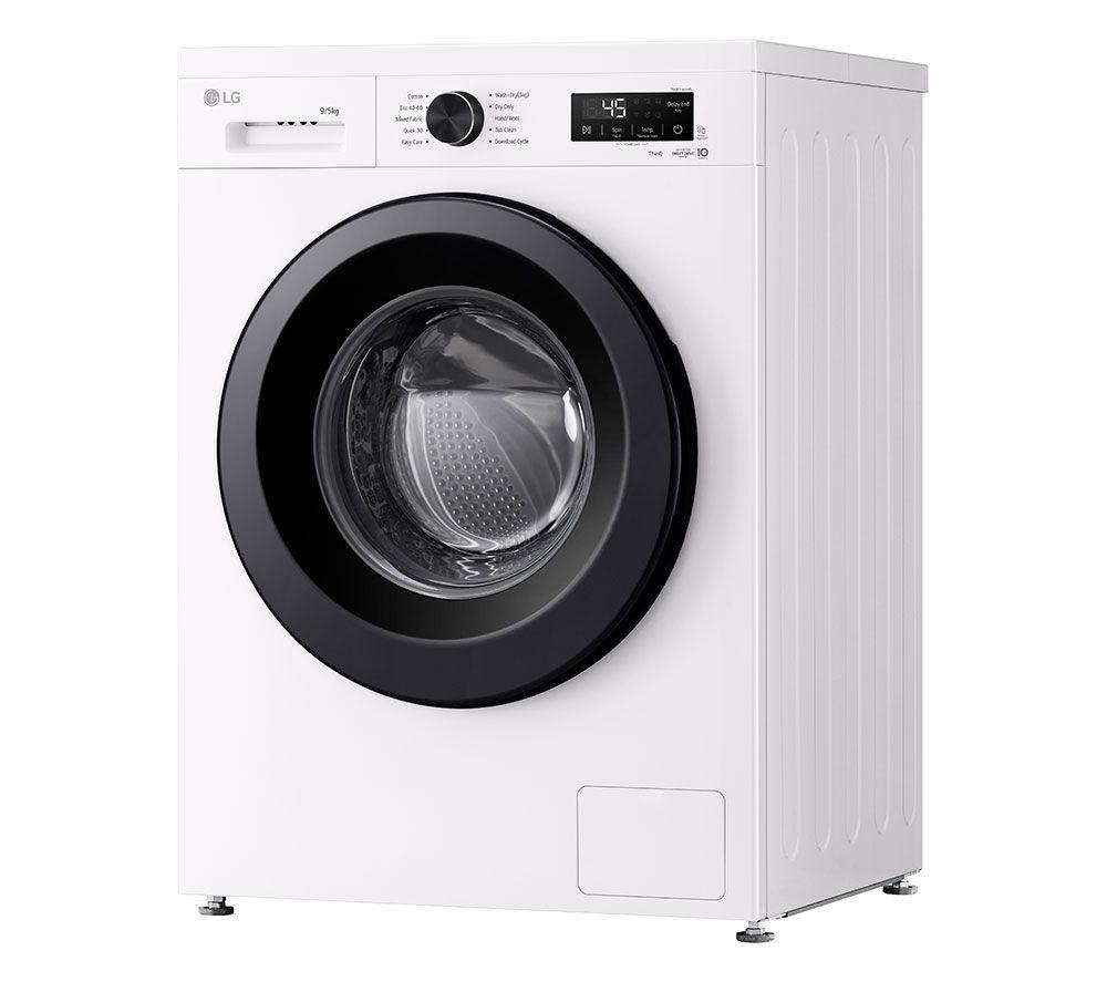 LG Series 2 Direct Drive W4X1095NWK WiFi-enabled 9 kg Washer Dryer - White image number 23 of 25