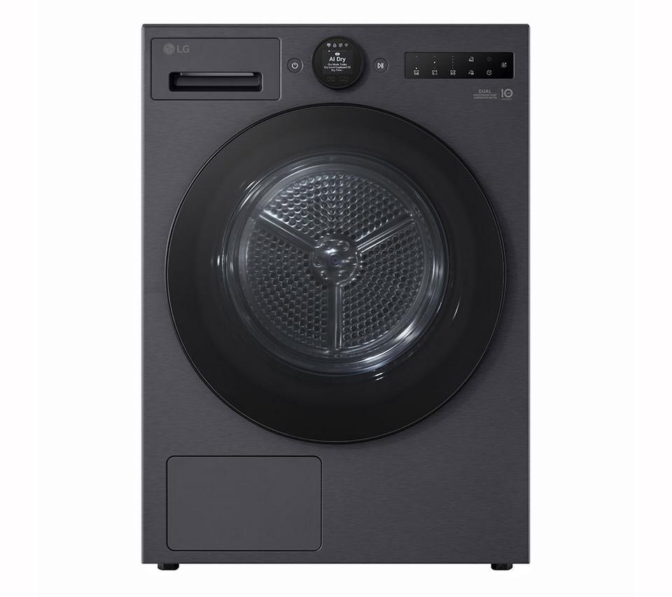 LG Series 7 AI Dry RHX7010TBB 10 kg Heat Pump Tumble Dryer - Matte Black