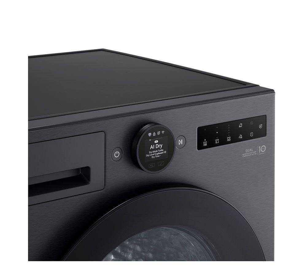 LG ELCTRNC Series 7 AI Dry RHX7010TBB 10 kg Heat Pump Tumble Dryer - Matte Black image number 11 of 19